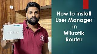 How to install Mikrotik User Manager  easy technique  Hindi  Part 4 [upl. by Thessa]