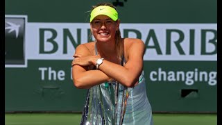 Sharapova vs Wozniacki ● 2013 Indian Wells Final Highlights [upl. by Oilegor]