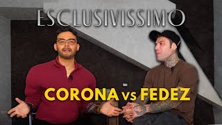 FABRIZIO CORONA intervista FEDEZ a Sanremo  Esclusivissimo [upl. by Lana]