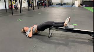 Rower seat hamstring curls [upl. by Nadnarb]