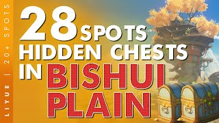 UNLOCK Bishui Plain All Secrets and Hidden Chests Hunt Liyue EP1  Genshin Impact [upl. by Becky]