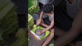 ⚡⚡ Leaf Plate Making Process⚡⚡ shorts telugufoodie esangathulu streetfood foodie omelette [upl. by Niro788]