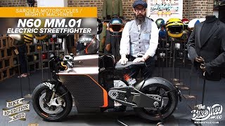 Saroleas Electric motorcycle N60  Bike Shed Show 2019 [upl. by Blayze]