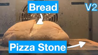 BAKE BREAD ON A PIZZA STONE  The BEST Technique [upl. by Borszcz622]