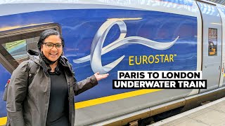 Eurostar Paris To London Underwater Train In Standard Class [upl. by Ivon]