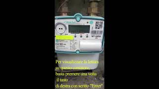 Lettura contatore gas Water Tech [upl. by Ivy]