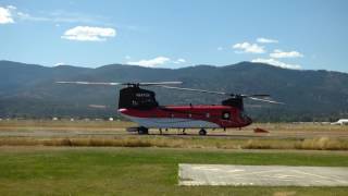 CH47D Chinook Startup amp Takeoff [upl. by Rasia834]