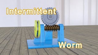 Mechanism  Intermittent Worm [upl. by Leivad]