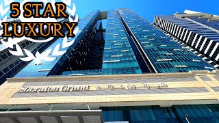 Hotel Tour Sheraton Grand Dubai  Grand Deluxe Suite [upl. by Aleik]