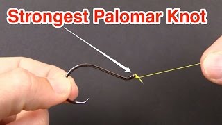 How To Tie The STRONGEST Palomar Knot For Braid Contest WINNER [upl. by Mozelle]