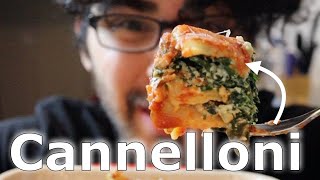 Cannelloni Pasta  Spinat Ricotta [upl. by Isabelle]