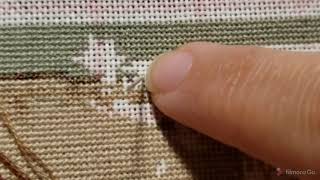 Pin Stitch 1 Over 1 Tutorial [upl. by Rehtnug]