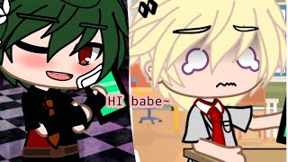 V Deku calls Bakugo in class  Gacha  MEme  Villan Deku Au [upl. by Aneerehs]