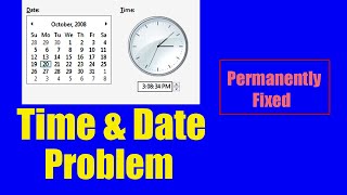 How to Fix Date and Time on Computer Permanently  Change System Date amp Time in Windows [upl. by Kraska665]