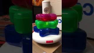 Fisher price musical stacker toy [upl. by Iadahs]