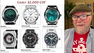 Picking the Best Most Affordable Watches GPHG ‘Challenge’ Prize 284 [upl. by Noraha]