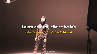 Nek  Laura Non Cè Live  Español  Lyrics [upl. by Aehcsrop]