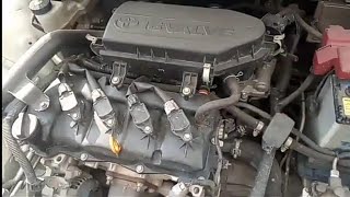 Toyota Etios engine service petrol engine [upl. by Romeo7]