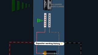 Capacitor capacitor trending facts viralvideo CHALLENGERS’ UNIQUE CLASSES science physics [upl. by Ilera]