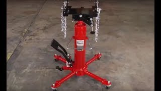 Strongway Hydraulic Transmission Jack  12Ton Capacity 49 58in68 34in Lift Range [upl. by Jethro896]