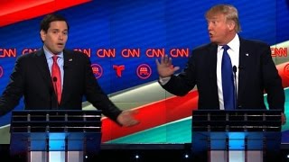 Marco Rubio and Donald Trumps vicious debate battle [upl. by Eissolf]