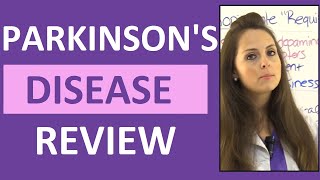 Parkinsons Disease Symptoms Treatment Nursing Care Pathophysiology NCLEX Review [upl. by Sefton]