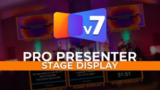 ProPresenter 7  Stage Display Essentials [upl. by Kcirdec]