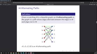 Bipartite Graphs and Maximum Matchings [upl. by Tatia]