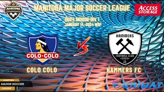 January 14th WSF Div 1 Colo Colo vs Hammers FC [upl. by Olimac]