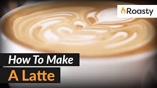 How To Make A Latte At Home With An Espresso Machine Step by Step Tutorial [upl. by Oderf251]