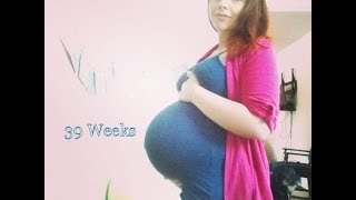 39 Weeks Pregnant with 3 labor soon [upl. by Atnauq]