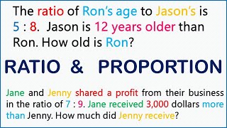 Can you solve these problems UNDERSTANDING RATIO AND PROPORTION [upl. by Enomsed218]