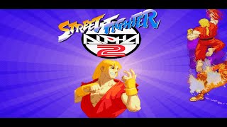 Street Fighter Alpha 2  Full Walkthrough as Ken [upl. by Ayam]