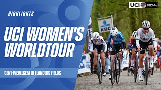 GentWevelgem in Flanders Fields Highlights  2024 UCI Womens WorldTour [upl. by Oiram]