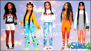 Patreon Female Child Sim Dump  CC Folder and Sim Download  SIMS 4 [upl. by Bartholomeus]