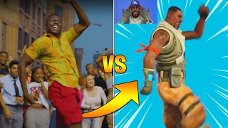 Fortnite DaBaby Dances in Real Life Jabba Switchaway Go Mufasa [upl. by Previdi]