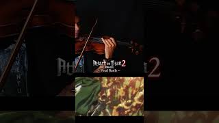 Sasageyo attactontitan sasageyo violin cover [upl. by Cilo]