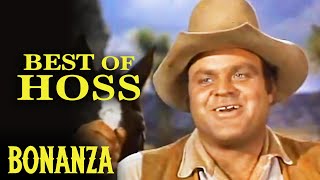 BEST of Hoss Cartwright Dan Blocker  Bonanza  Western [upl. by Aenal]