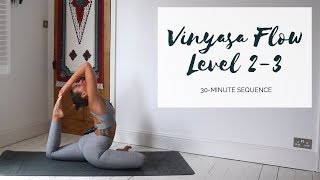 ADVANCED VINYASA FLOW  30MINUTE YOGA  CAT MEFFAN [upl. by Aniri]