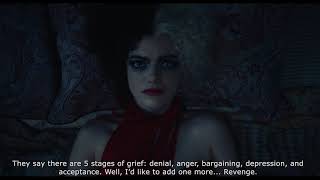 Cruella They say there are 5 stages of grief denial anger bargaining depression and acceptance [upl. by Magnum]