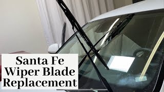 How to Replace 2019  2021 Hyundai Santa Fe Windshield Wiper Blades  Remove Install Change Tutorial [upl. by Eek]