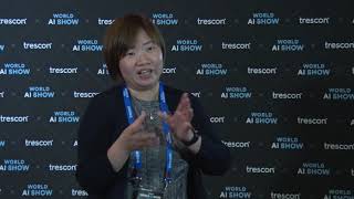 Viola Lam Yuen Lee interview at World AI Show Singapore 2018 [upl. by Tifanie513]