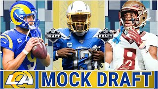 POST SEASON Los Angeles Rams 7 Round 2025 NFL Mock Draft Full Roster and OffSeason Breakdown 🏈 [upl. by Bolton]