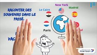 Cours de français A1 et   raconter des souvenirs de vacances [upl. by Noby]