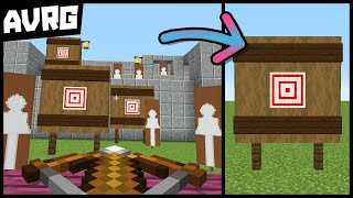 Minecraft 116 Archery Range Tutorial Target Block Build Tricks [upl. by Elleret]