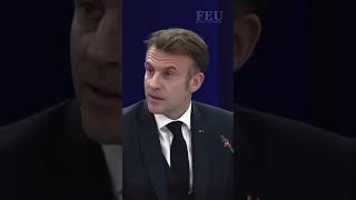 Emmanuel Macron on the future of Europe 🇪🇺 macron europeanunion 🇪🇺 france europe europe [upl. by Jarvis]