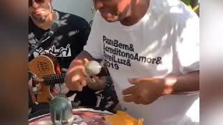 Gordinho brincando no surdo  O Pagodeiro [upl. by Hsirrap828]