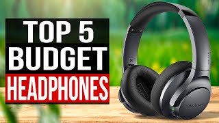 TOP 5 Best Budget Headphones 2024 [upl. by Emolas]