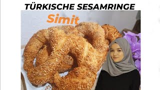 Türkische Sesamringe Simit  einfach selber machen [upl. by Koloski242]