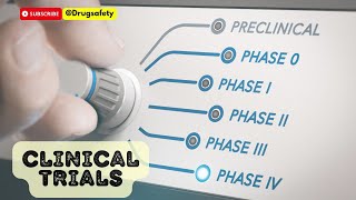 Clinical Trials in Pharmacovigilance An overview Interventional study Drug Development process [upl. by Lynda]